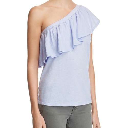 VELVET BY GRAHAM & SPENCER WOMENS CONCETTA ONE SHOULDER TOP Best Clothing Deals